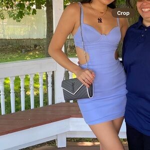 Blue Mini Dress Tiger Mist